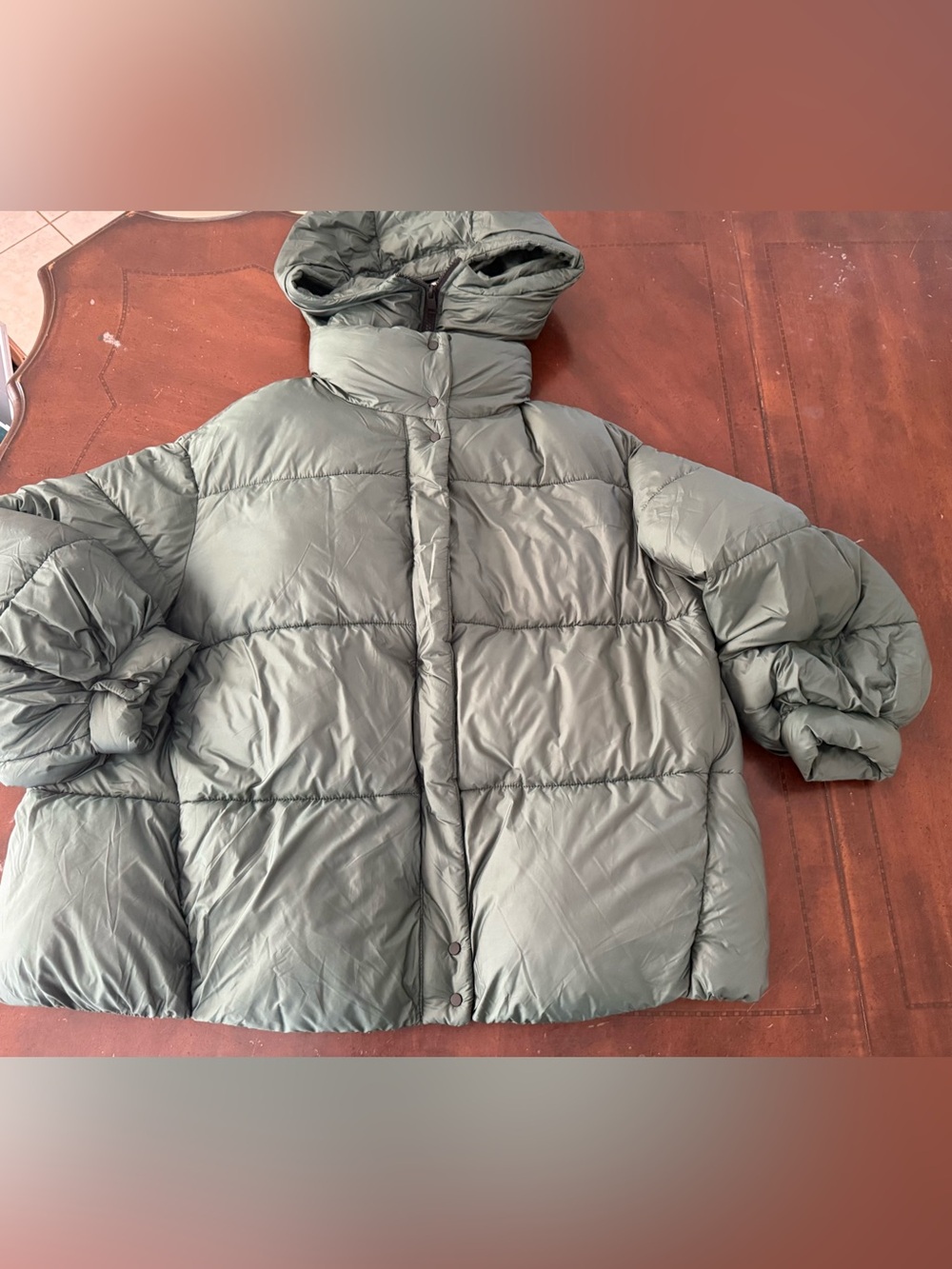 Mango puffer coat